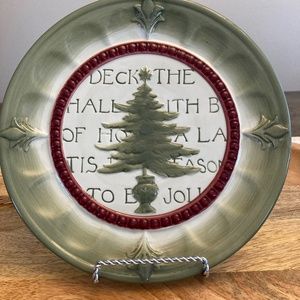 Deck the Halls Holliday Salad Plate